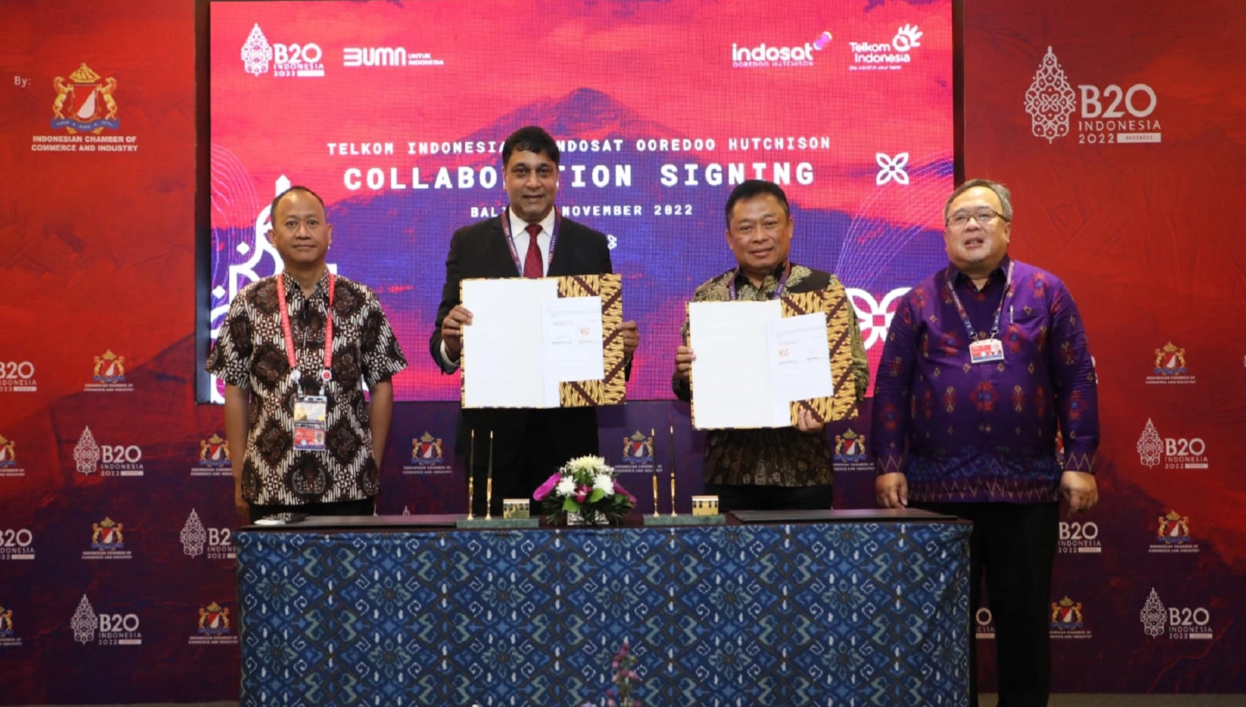 Telkom & Indosat Ooredoo Hutchison Kolaborasi Tingkatkan Ekonomi Digital Bangsa